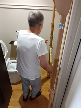 自分でトイレに行ける